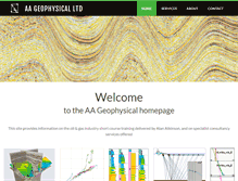 Tablet Screenshot of aageophysical.co.uk